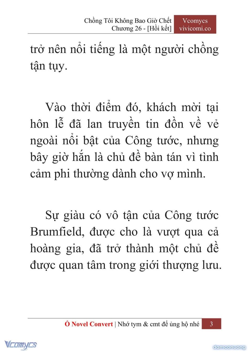 đọc truyện [novel] Chồng Tôi Không Bao Giờ Chết Chương 26 ảnh 6 tại Thiên Thai Truyện