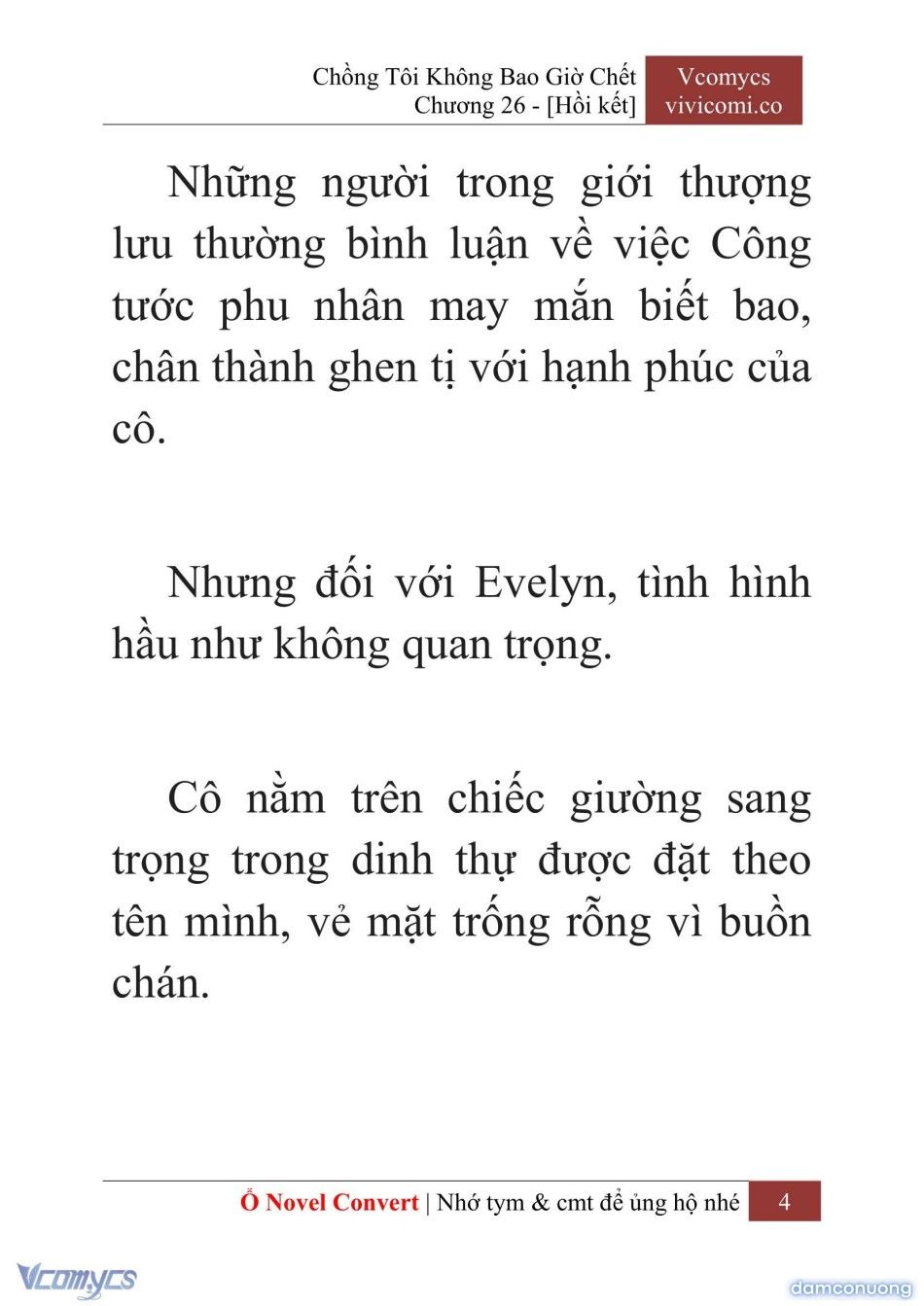 đọc truyện [novel] Chồng Tôi Không Bao Giờ Chết Chương 26 ảnh 7 tại Thiên Thai Truyện