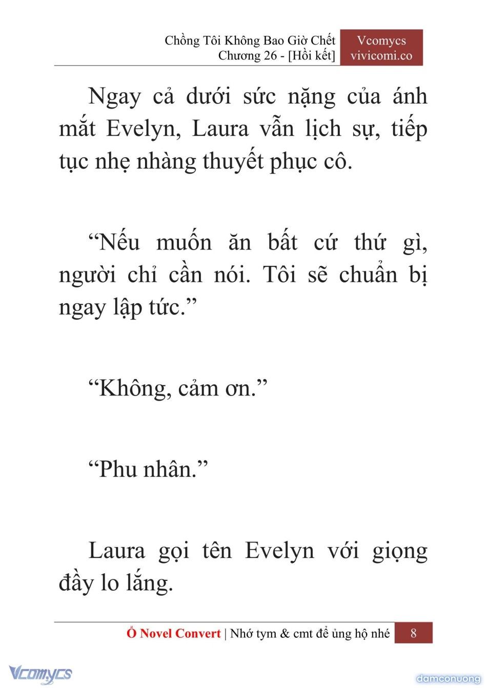 đọc truyện [novel] Chồng Tôi Không Bao Giờ Chết Chương 26 ảnh 11 tại Thiên Thai Truyện