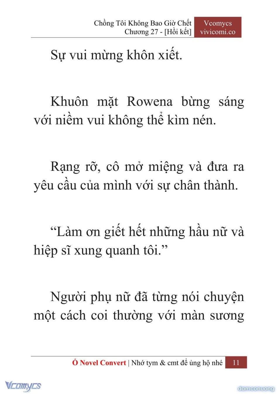 đọc truyện [novel] Chồng Tôi Không Bao Giờ Chết Chương 27 ảnh 14 tại Thiên Thai Truyện