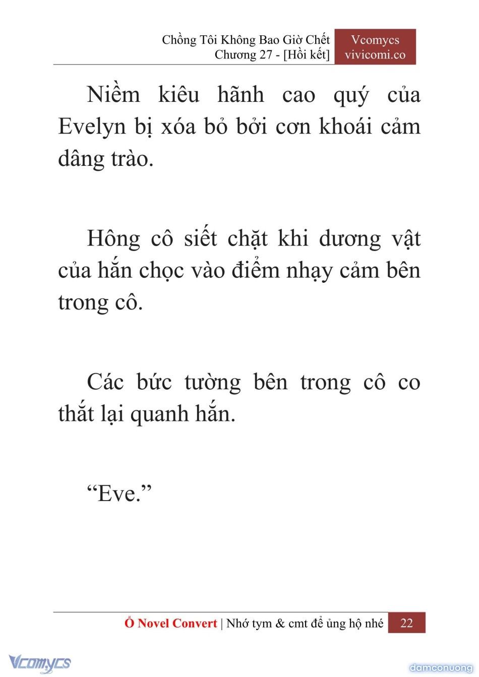 đọc truyện [novel] Chồng Tôi Không Bao Giờ Chết Chương 27 ảnh 25 tại Thiên Thai Truyện