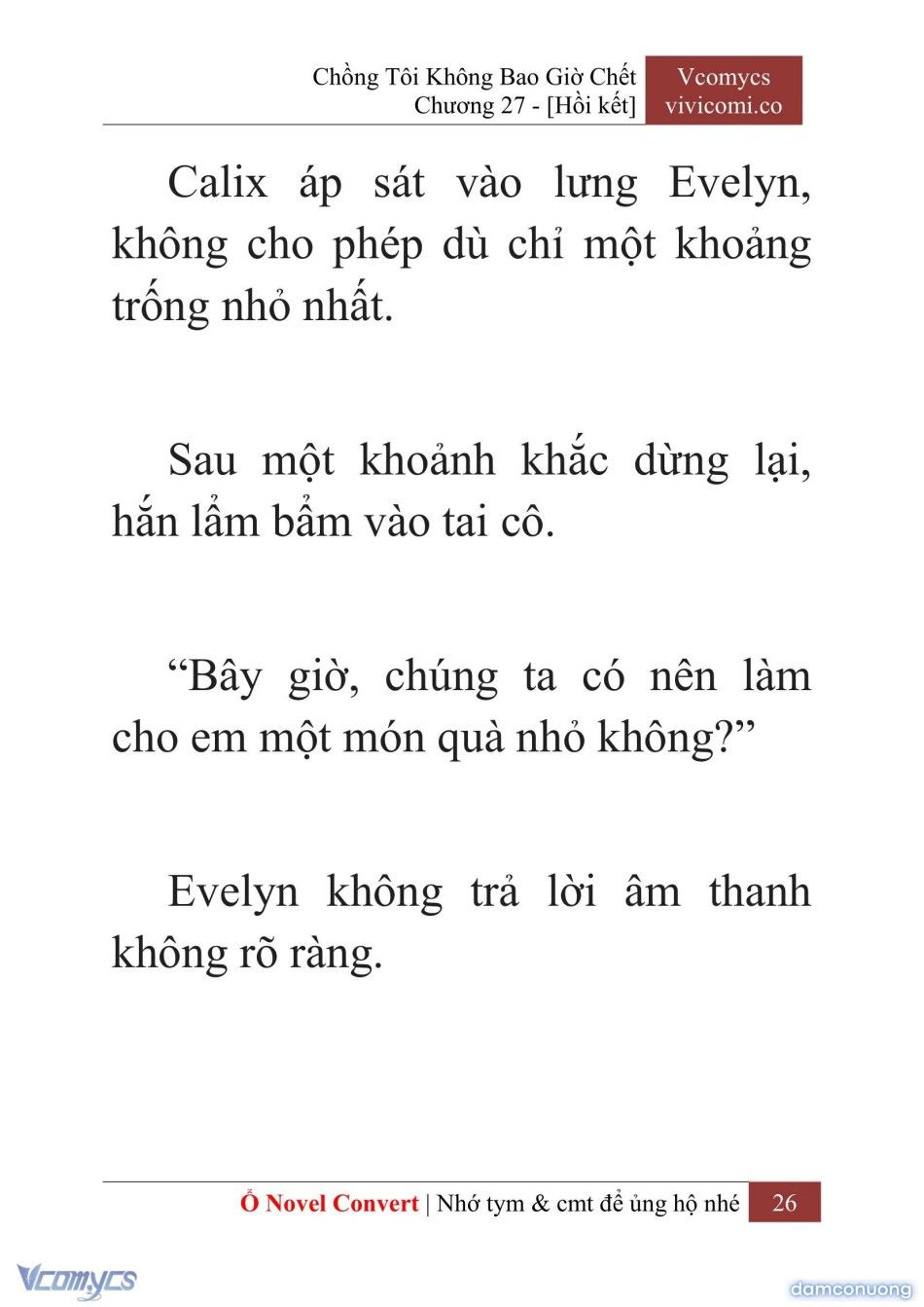 đọc truyện [novel] Chồng Tôi Không Bao Giờ Chết Chương 27 ảnh 29 tại Thiên Thai Truyện