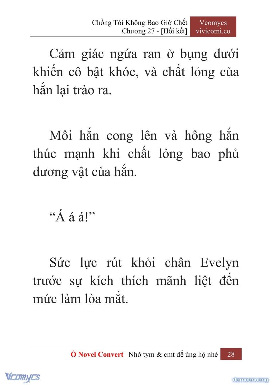 đọc truyện [novel] Chồng Tôi Không Bao Giờ Chết Chương 27 ảnh 31 tại Thiên Thai Truyện