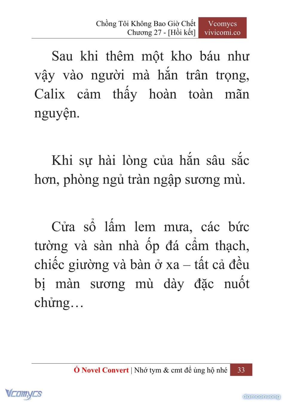 đọc truyện [novel] Chồng Tôi Không Bao Giờ Chết Chương 27 ảnh 36 tại Thiên Thai Truyện