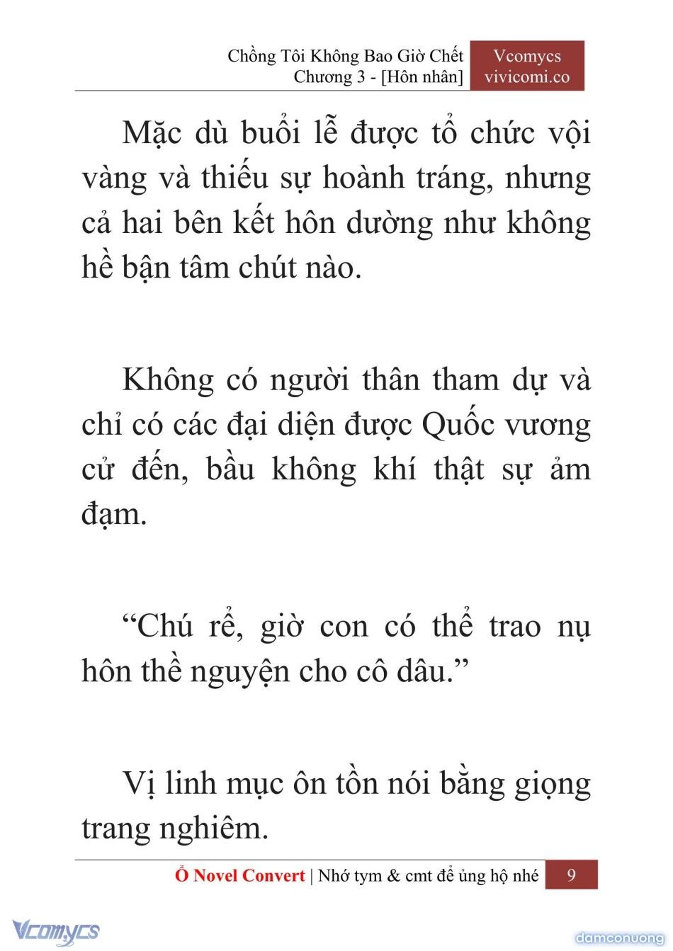 đọc truyện [novel] Chồng Tôi Không Bao Giờ Chết Chương 3 ảnh 12 tại Thiên Thai Truyện