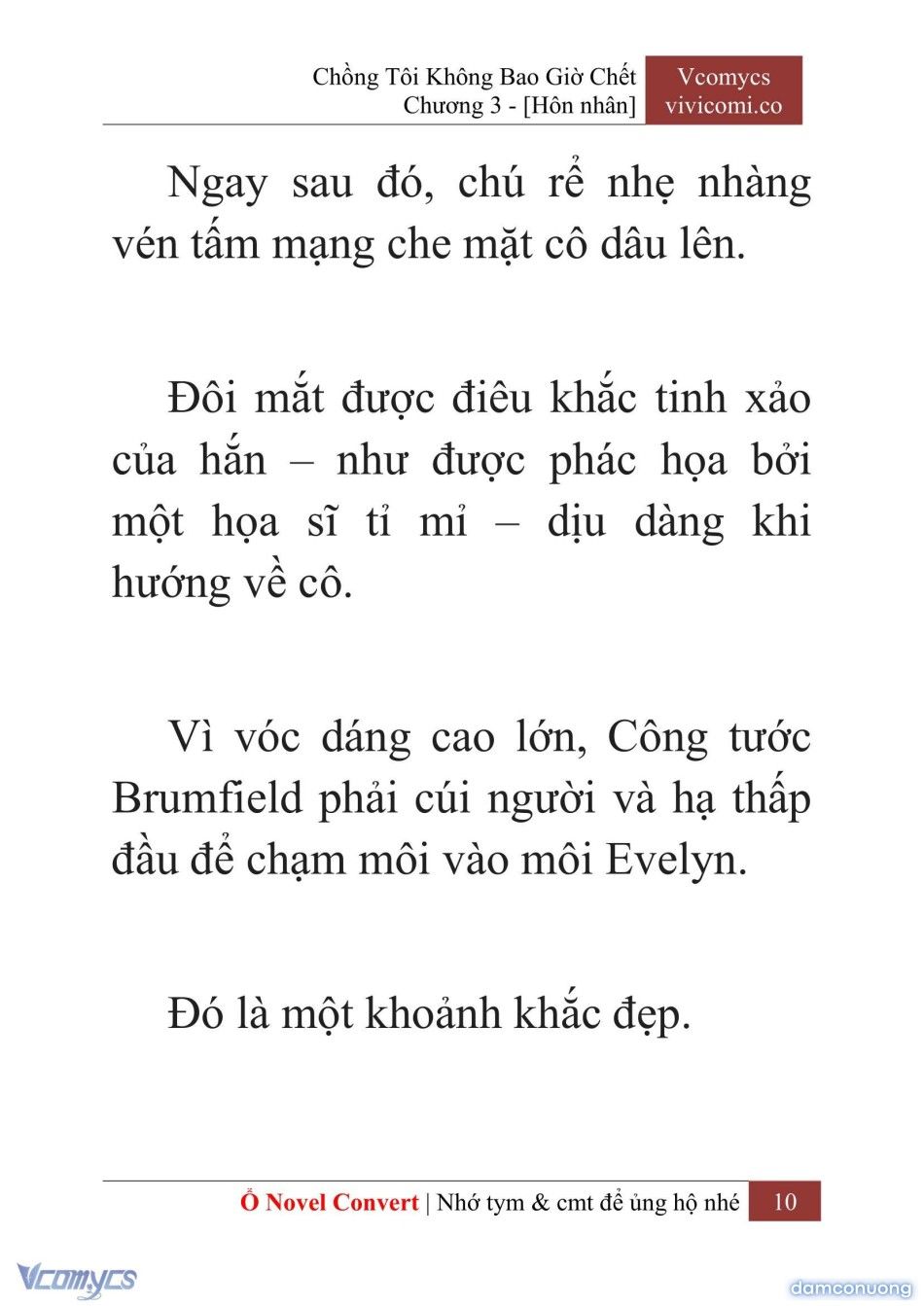 đọc truyện [novel] Chồng Tôi Không Bao Giờ Chết Chương 3 ảnh 13 tại Thiên Thai Truyện
