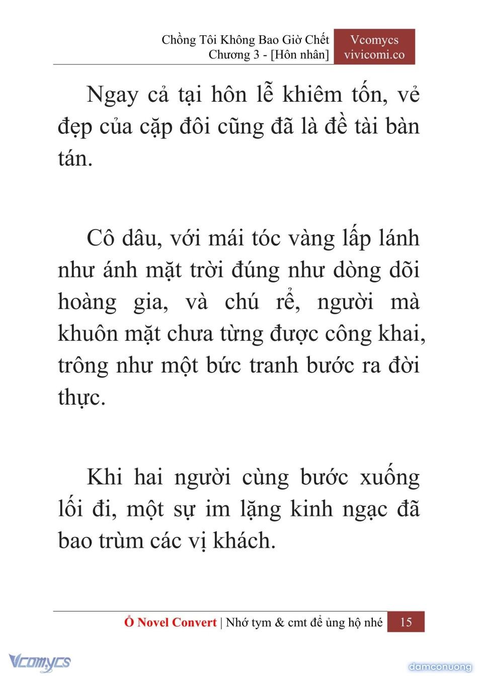 đọc truyện [novel] Chồng Tôi Không Bao Giờ Chết Chương 3 ảnh 18 tại Thiên Thai Truyện