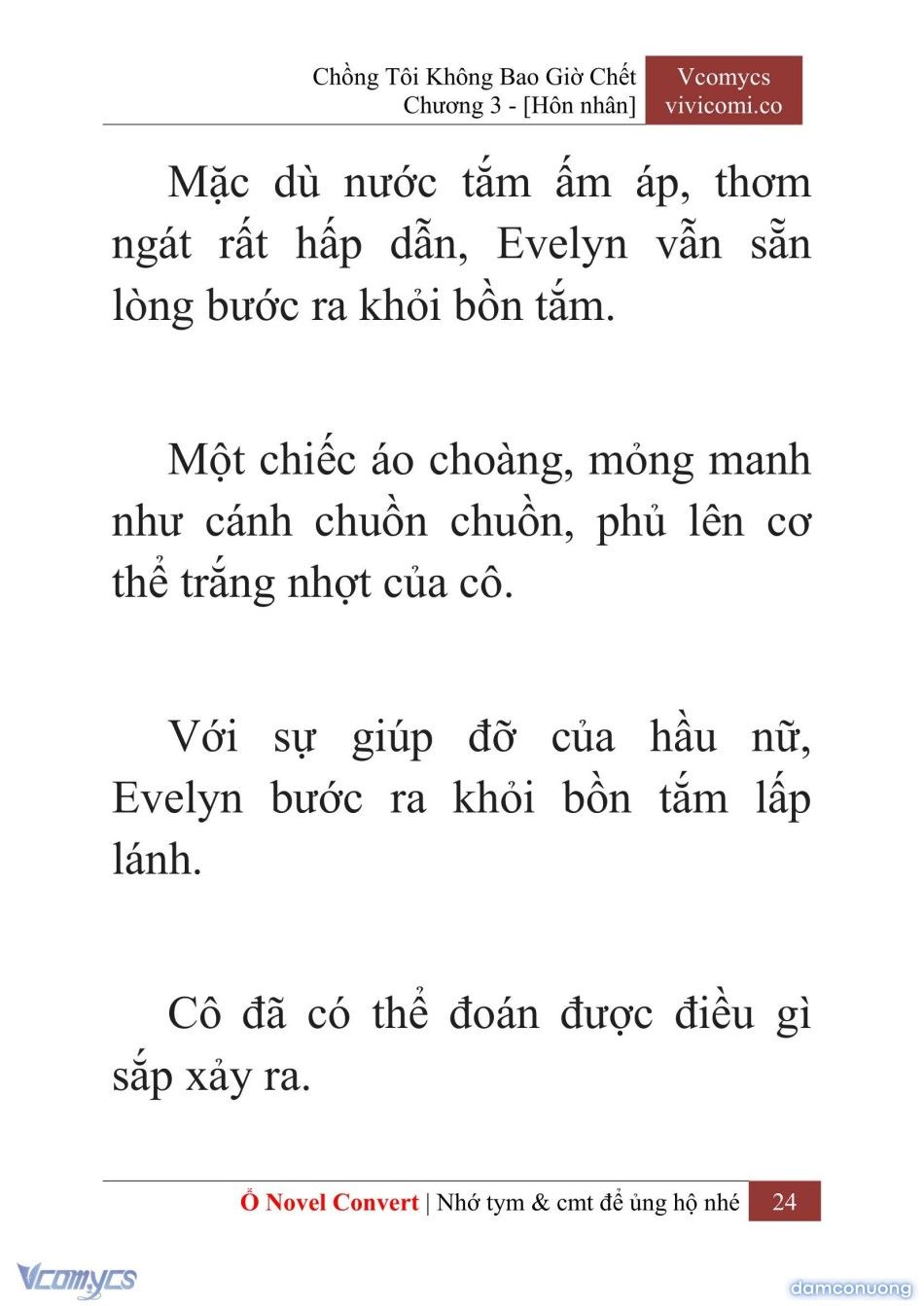 đọc truyện [novel] Chồng Tôi Không Bao Giờ Chết Chương 3 ảnh 27 tại Thiên Thai Truyện
