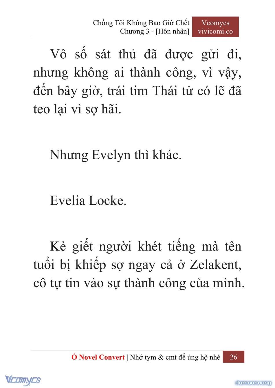 đọc truyện [novel] Chồng Tôi Không Bao Giờ Chết Chương 3 ảnh 29 tại Thiên Thai Truyện