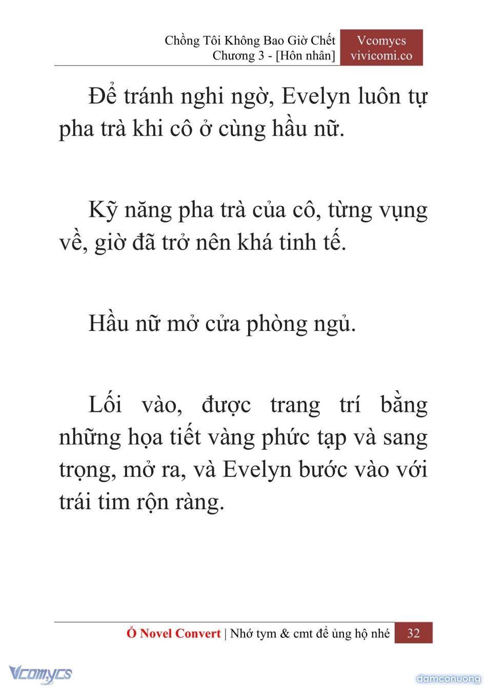 đọc truyện [novel] Chồng Tôi Không Bao Giờ Chết Chương 3 ảnh 35 tại Thiên Thai Truyện