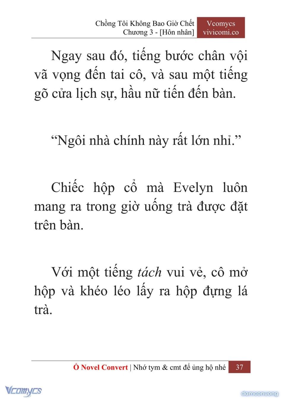 đọc truyện [novel] Chồng Tôi Không Bao Giờ Chết Chương 3 ảnh 40 tại Thiên Thai Truyện