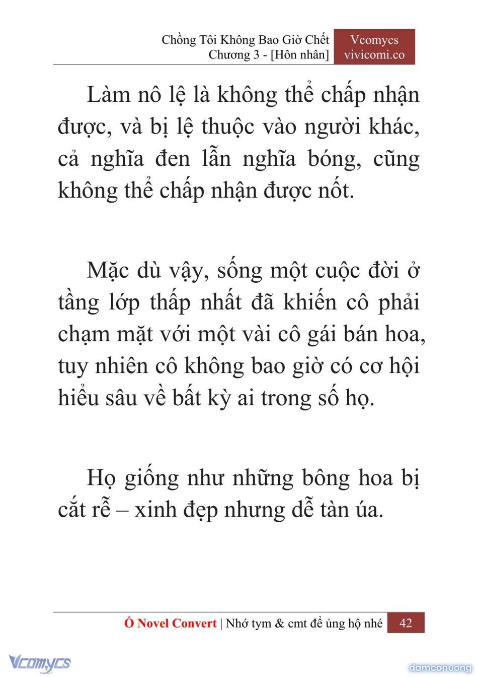 đọc truyện [novel] Chồng Tôi Không Bao Giờ Chết Chương 3 ảnh 45 tại Thiên Thai Truyện