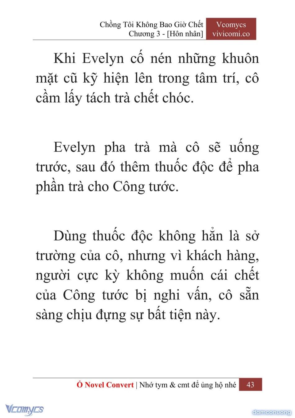 đọc truyện [novel] Chồng Tôi Không Bao Giờ Chết Chương 3 ảnh 46 tại Thiên Thai Truyện