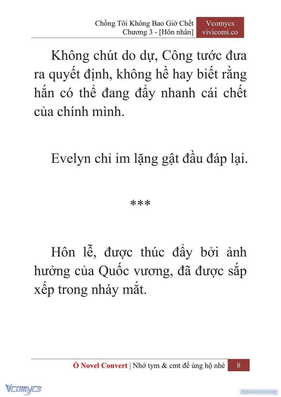 đọc truyện [novel] Chồng Tôi Không Bao Giờ Chết Chương 3 ảnh 11 tại Thiên Thai Truyện