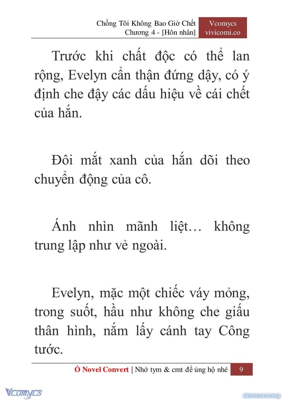 đọc truyện [novel] Chồng Tôi Không Bao Giờ Chết Chương 4 ảnh 12 tại Thiên Thai Truyện