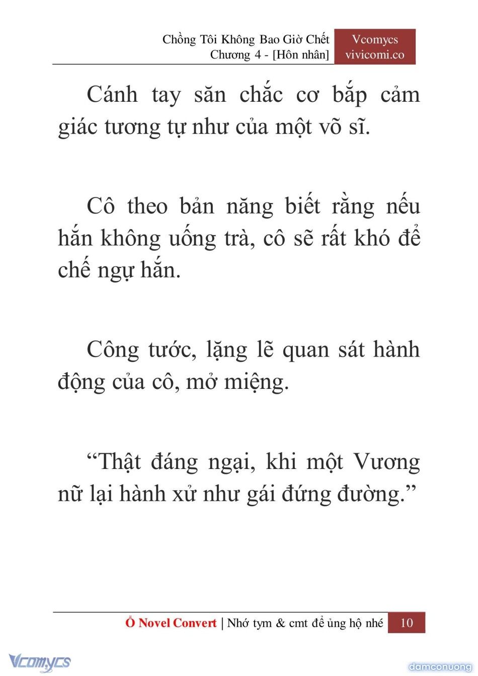 đọc truyện [novel] Chồng Tôi Không Bao Giờ Chết Chương 4 ảnh 13 tại Thiên Thai Truyện