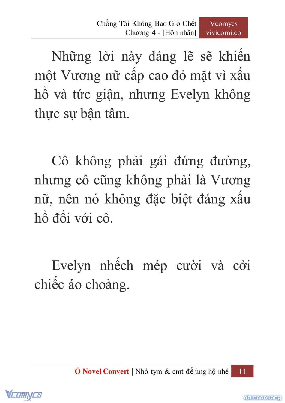 đọc truyện [novel] Chồng Tôi Không Bao Giờ Chết Chương 4 ảnh 14 tại Thiên Thai Truyện