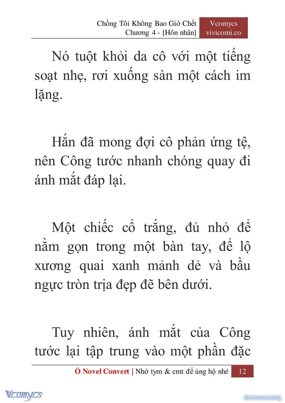 đọc truyện [novel] Chồng Tôi Không Bao Giờ Chết Chương 4 ảnh 15 tại Thiên Thai Truyện