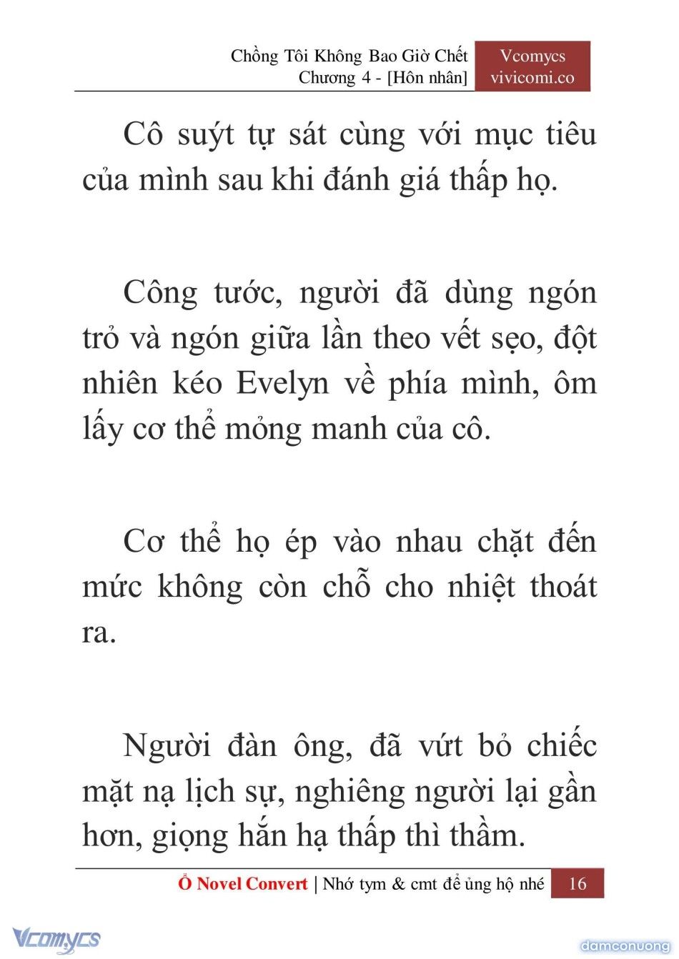 đọc truyện [novel] Chồng Tôi Không Bao Giờ Chết Chương 4 ảnh 19 tại Thiên Thai Truyện