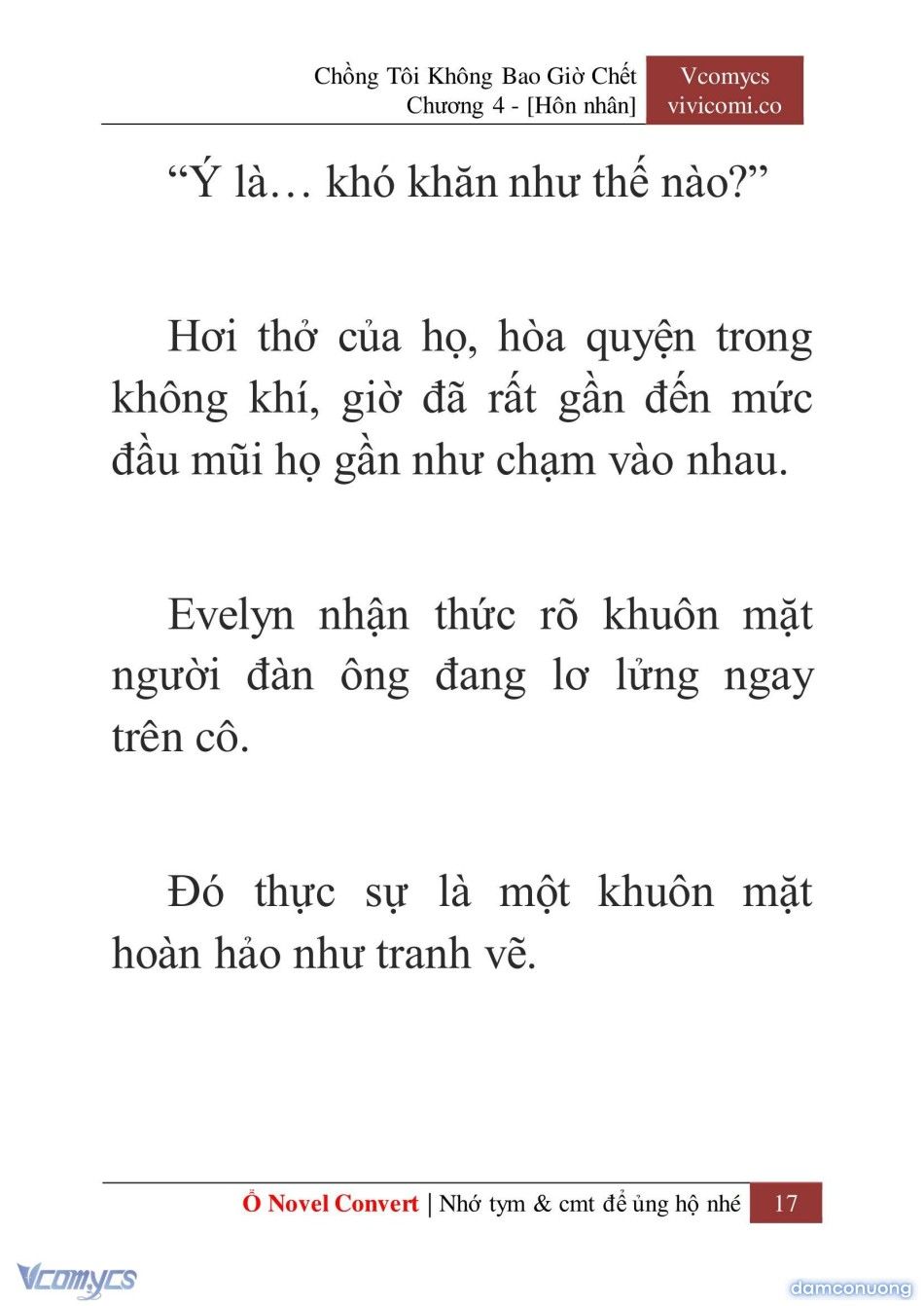 đọc truyện [novel] Chồng Tôi Không Bao Giờ Chết Chương 4 ảnh 20 tại Thiên Thai Truyện