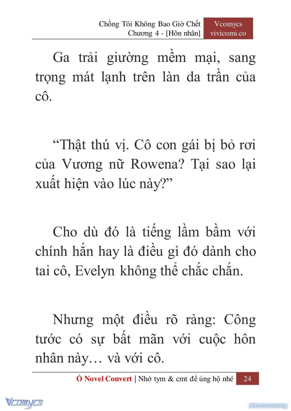 đọc truyện [novel] Chồng Tôi Không Bao Giờ Chết Chương 4 ảnh 27 tại Thiên Thai Truyện