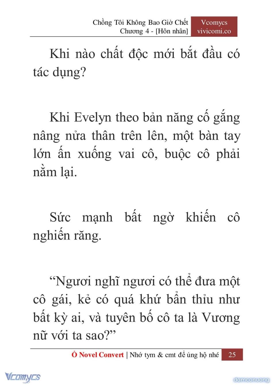 đọc truyện [novel] Chồng Tôi Không Bao Giờ Chết Chương 4 ảnh 28 tại Thiên Thai Truyện