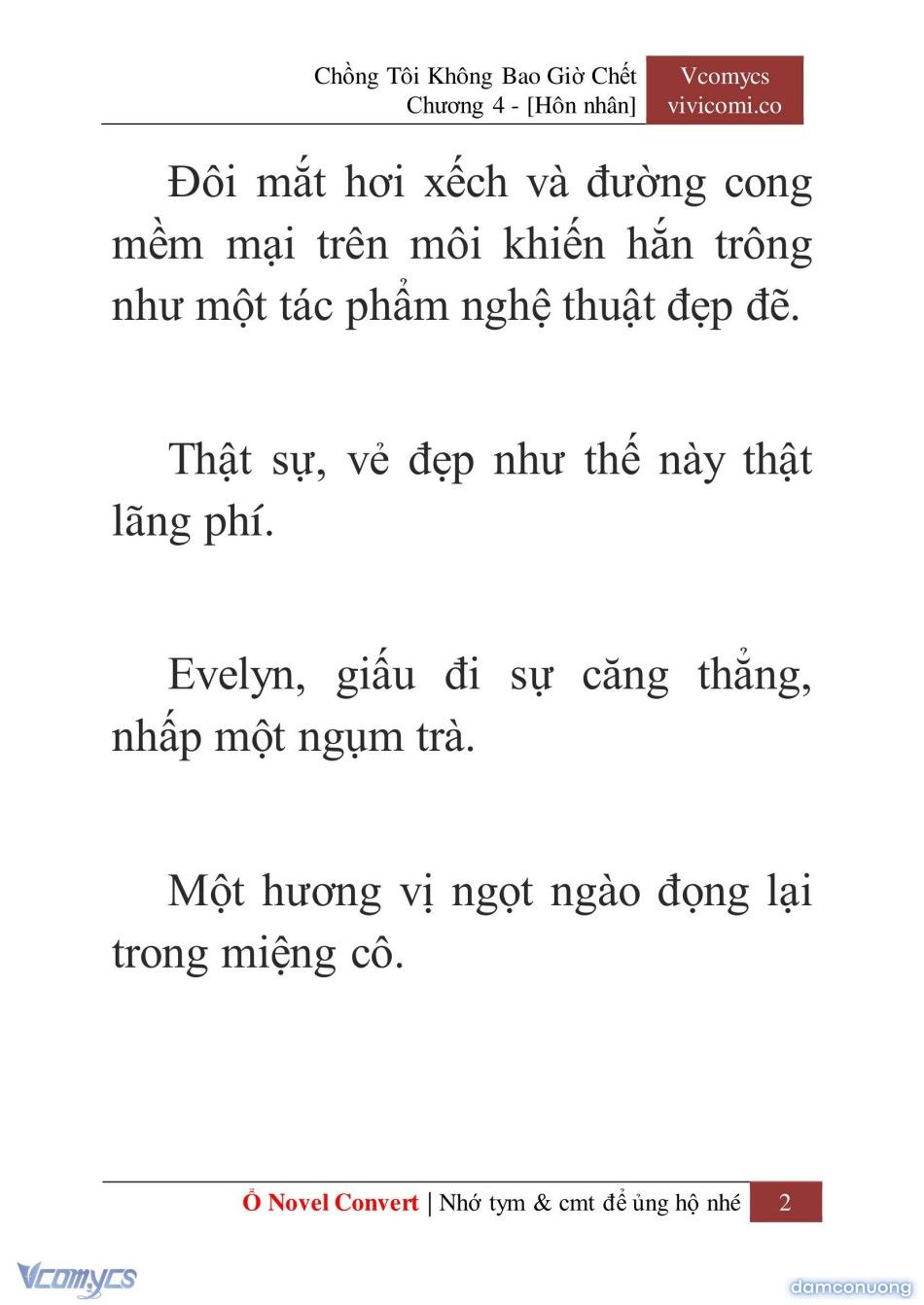 đọc truyện [novel] Chồng Tôi Không Bao Giờ Chết Chương 4 ảnh 5 tại Thiên Thai Truyện