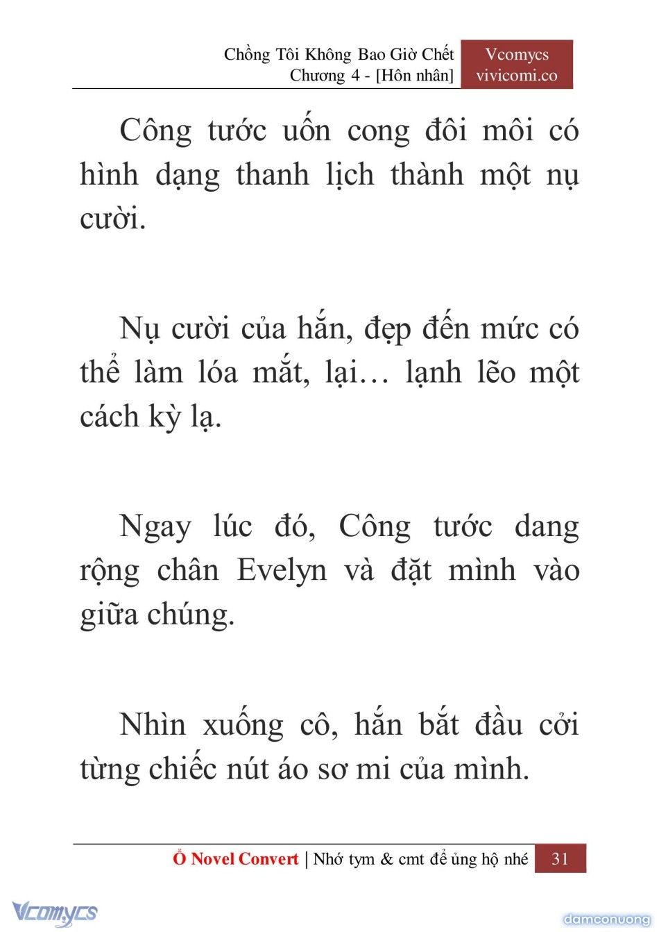 đọc truyện [novel] Chồng Tôi Không Bao Giờ Chết Chương 4 ảnh 34 tại Thiên Thai Truyện