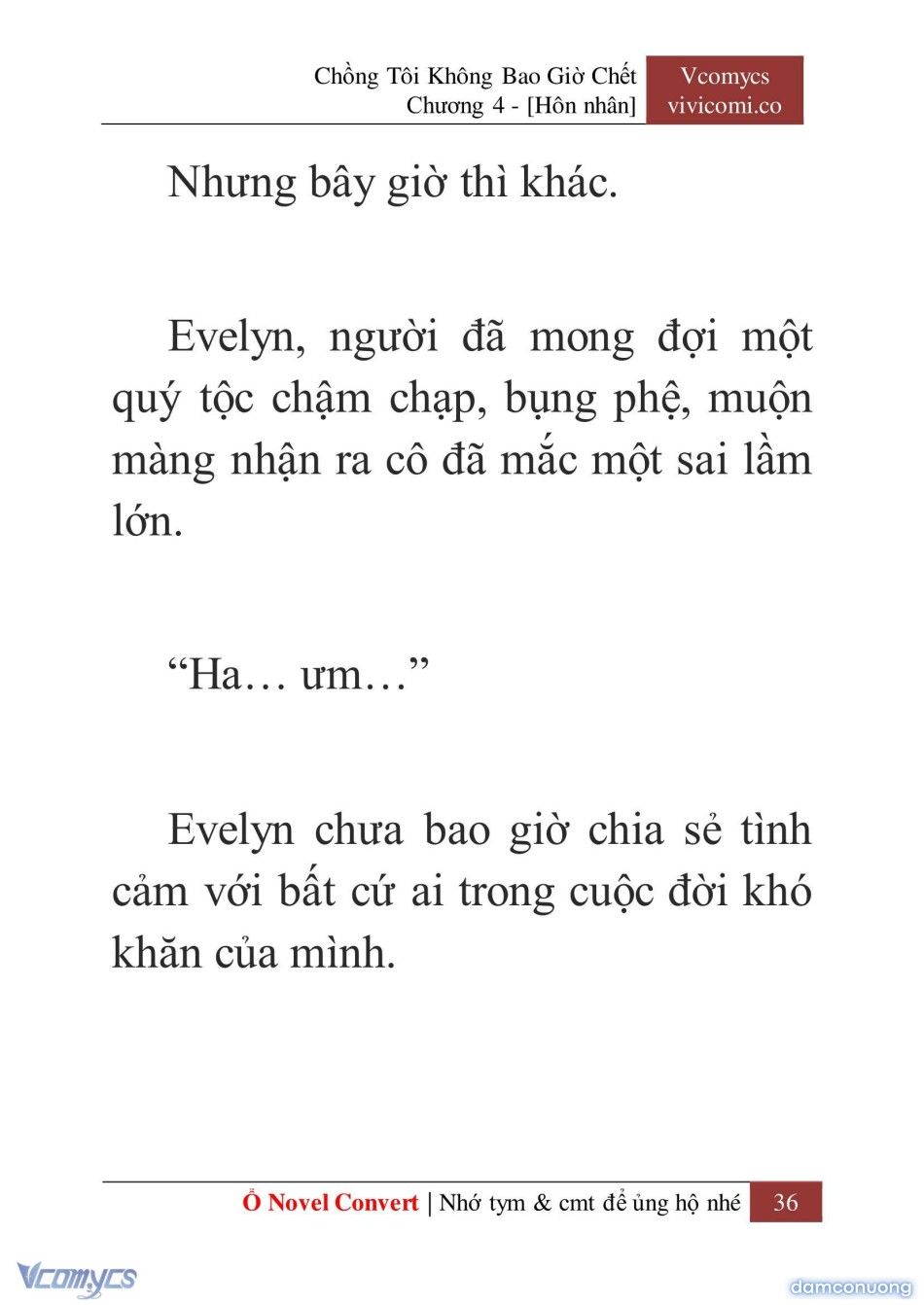 đọc truyện [novel] Chồng Tôi Không Bao Giờ Chết Chương 4 ảnh 39 tại Thiên Thai Truyện