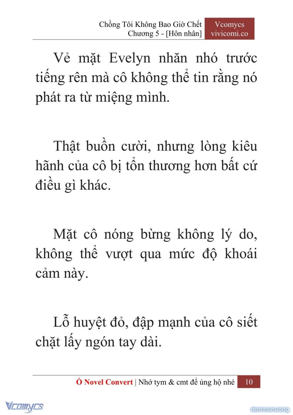đọc truyện [novel] Chồng Tôi Không Bao Giờ Chết Chương 5 ảnh 13 tại Thiên Thai Truyện