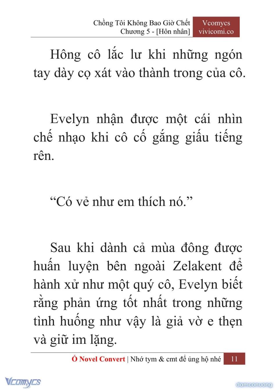 đọc truyện [novel] Chồng Tôi Không Bao Giờ Chết Chương 5 ảnh 14 tại Thiên Thai Truyện