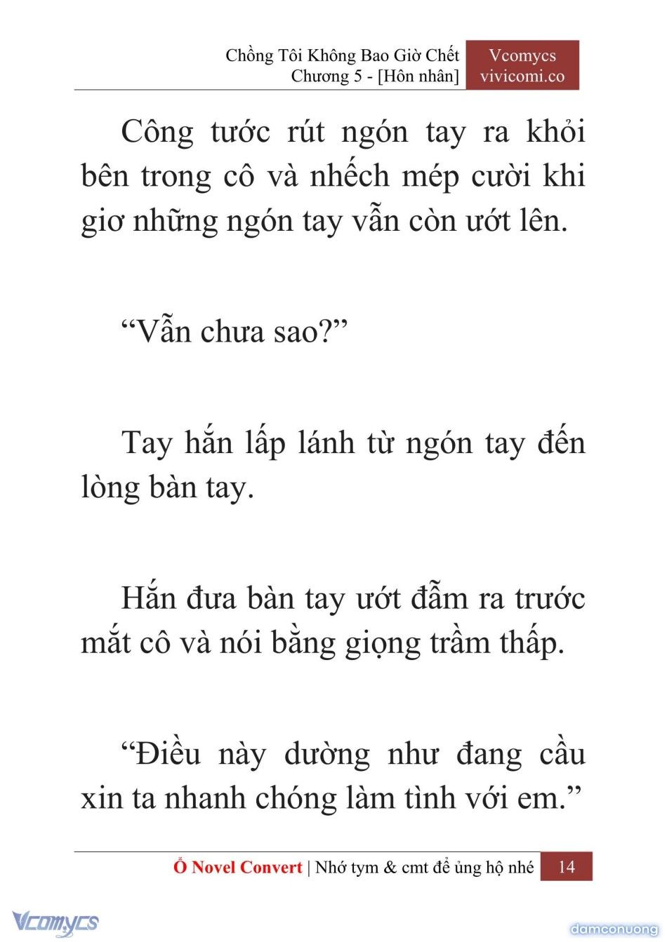đọc truyện [novel] Chồng Tôi Không Bao Giờ Chết Chương 5 ảnh 17 tại Thiên Thai Truyện