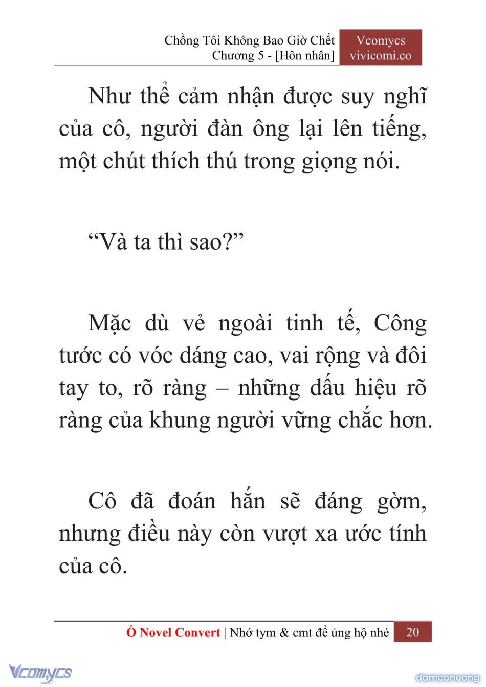 đọc truyện [novel] Chồng Tôi Không Bao Giờ Chết Chương 5 ảnh 23 tại Thiên Thai Truyện