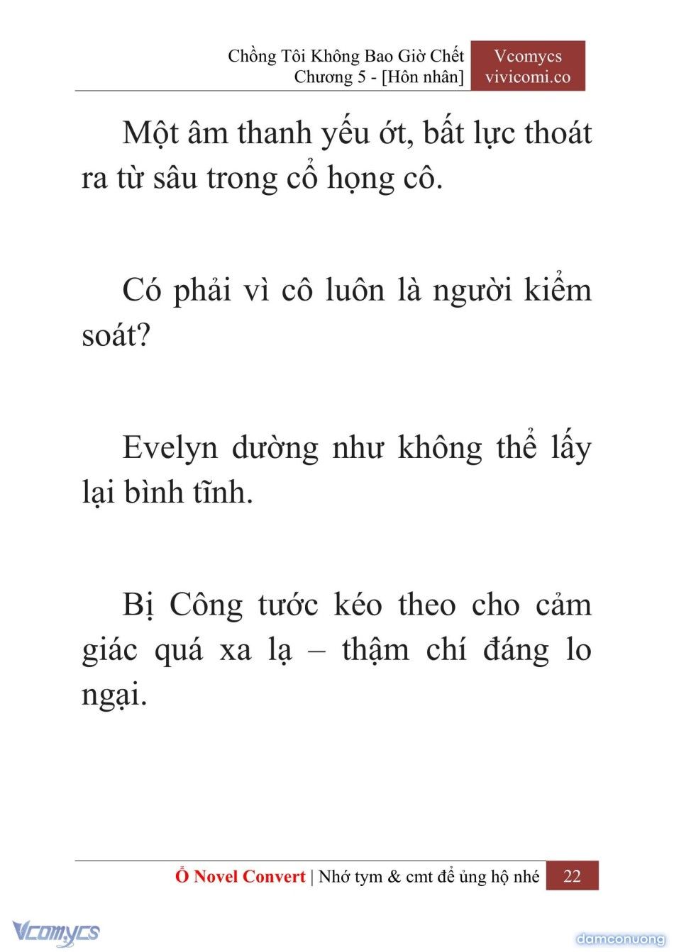 đọc truyện [novel] Chồng Tôi Không Bao Giờ Chết Chương 5 ảnh 25 tại Thiên Thai Truyện