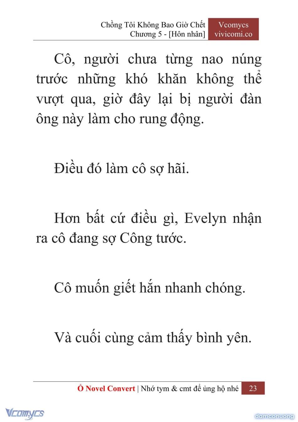 đọc truyện [novel] Chồng Tôi Không Bao Giờ Chết Chương 5 ảnh 26 tại Thiên Thai Truyện