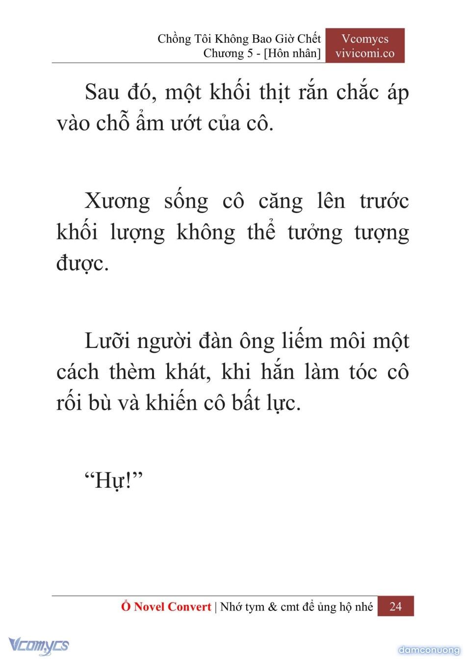 đọc truyện [novel] Chồng Tôi Không Bao Giờ Chết Chương 5 ảnh 27 tại Thiên Thai Truyện