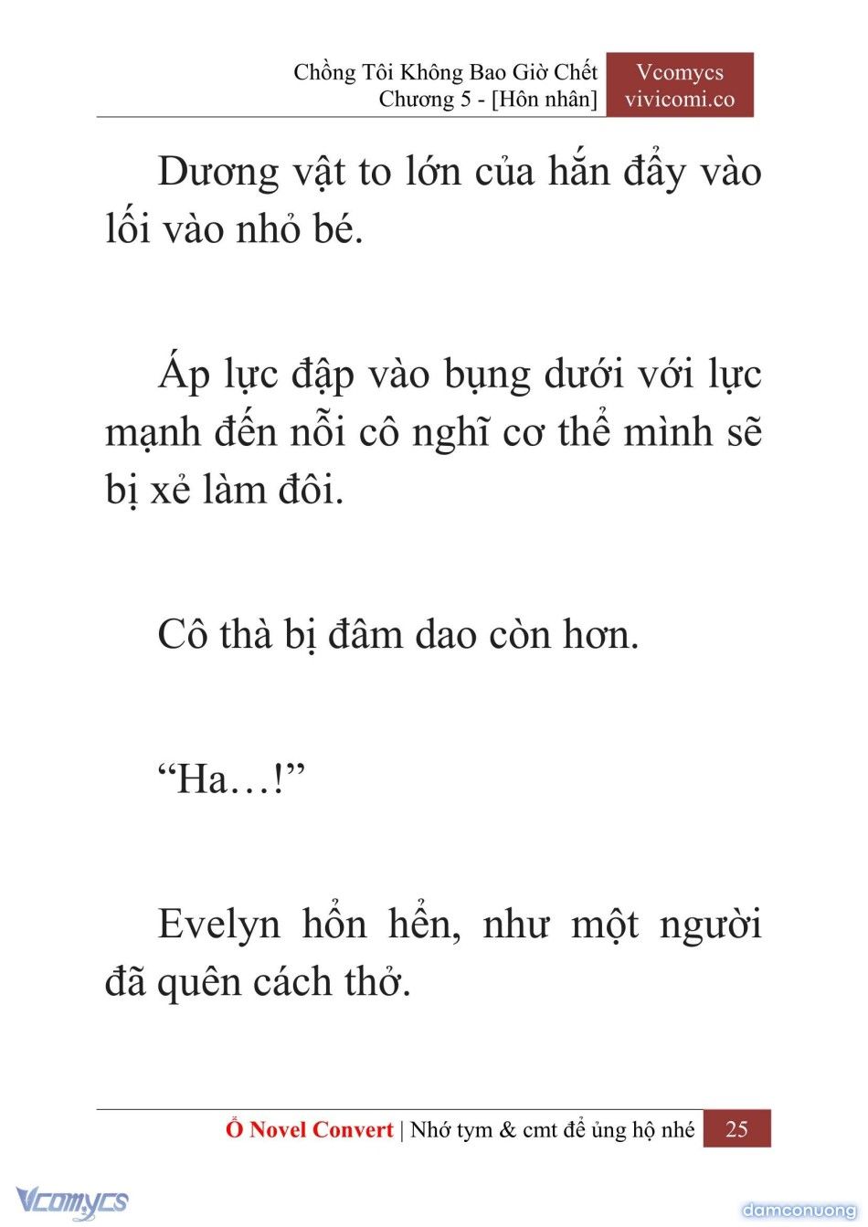 đọc truyện [novel] Chồng Tôi Không Bao Giờ Chết Chương 5 ảnh 28 tại Thiên Thai Truyện