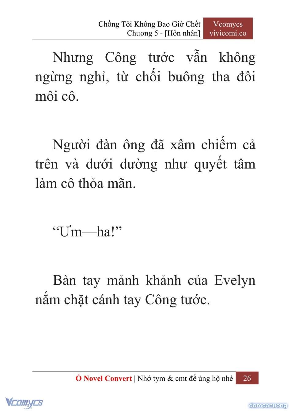 đọc truyện [novel] Chồng Tôi Không Bao Giờ Chết Chương 5 ảnh 29 tại Thiên Thai Truyện
