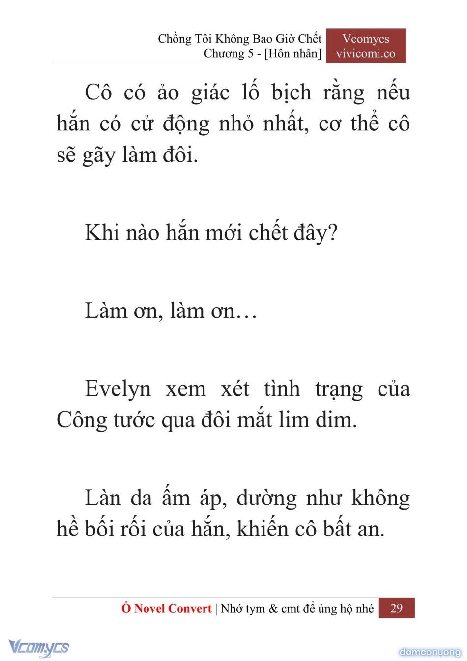 đọc truyện [novel] Chồng Tôi Không Bao Giờ Chết Chương 5 ảnh 32 tại Thiên Thai Truyện