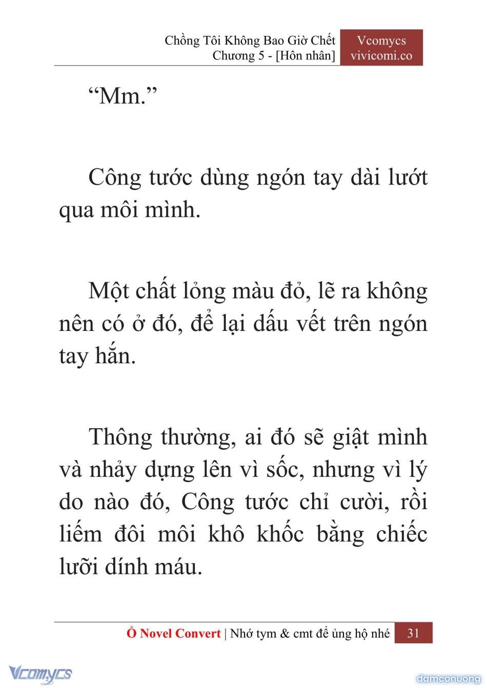 đọc truyện [novel] Chồng Tôi Không Bao Giờ Chết Chương 5 ảnh 34 tại Thiên Thai Truyện