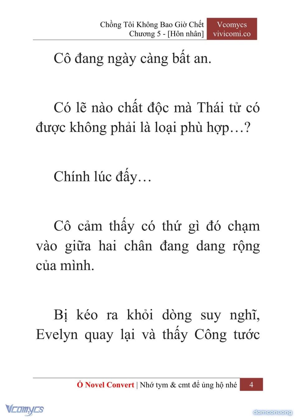 đọc truyện [novel] Chồng Tôi Không Bao Giờ Chết Chương 5 ảnh 7 tại Thiên Thai Truyện