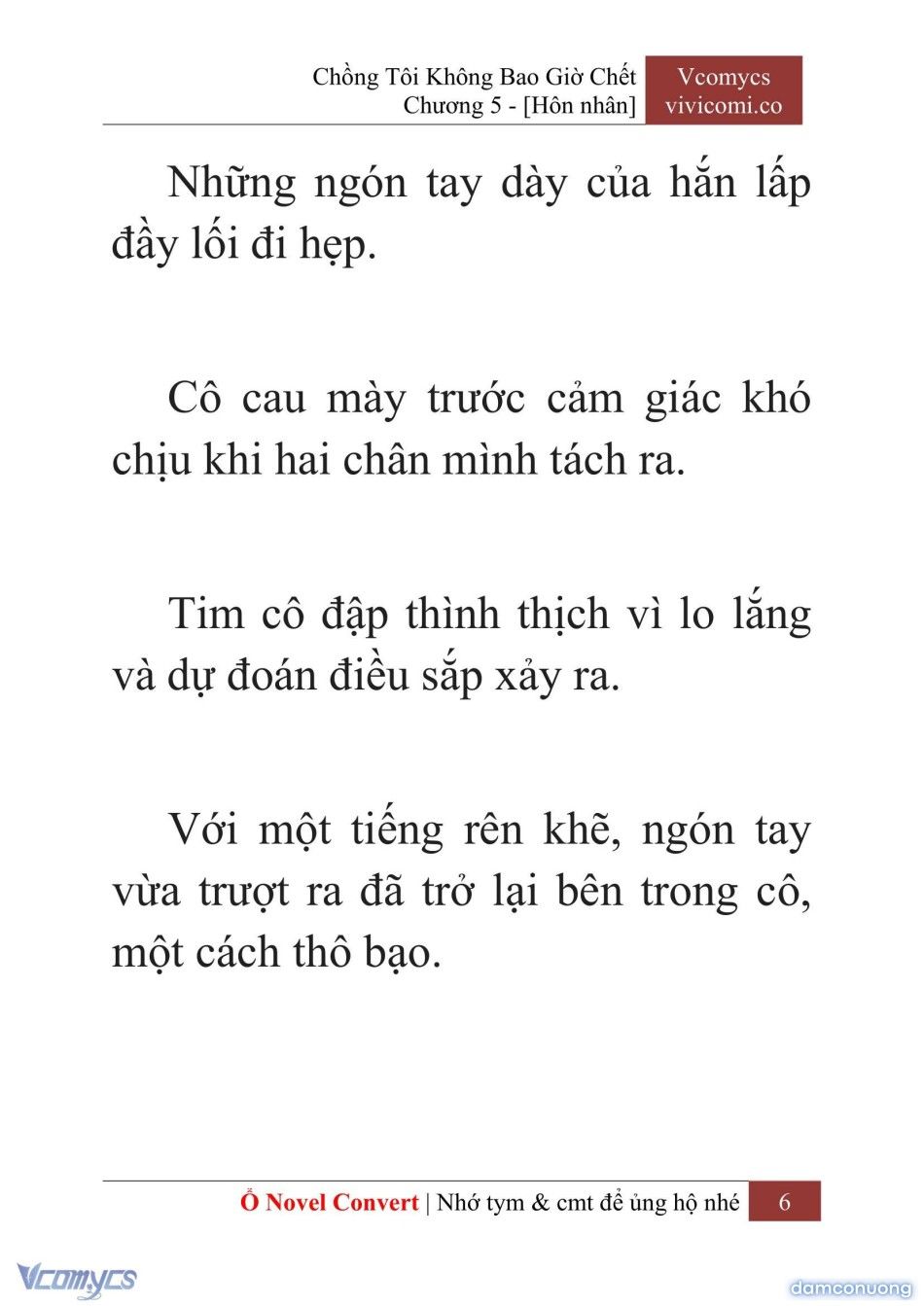 đọc truyện [novel] Chồng Tôi Không Bao Giờ Chết Chương 5 ảnh 9 tại Thiên Thai Truyện