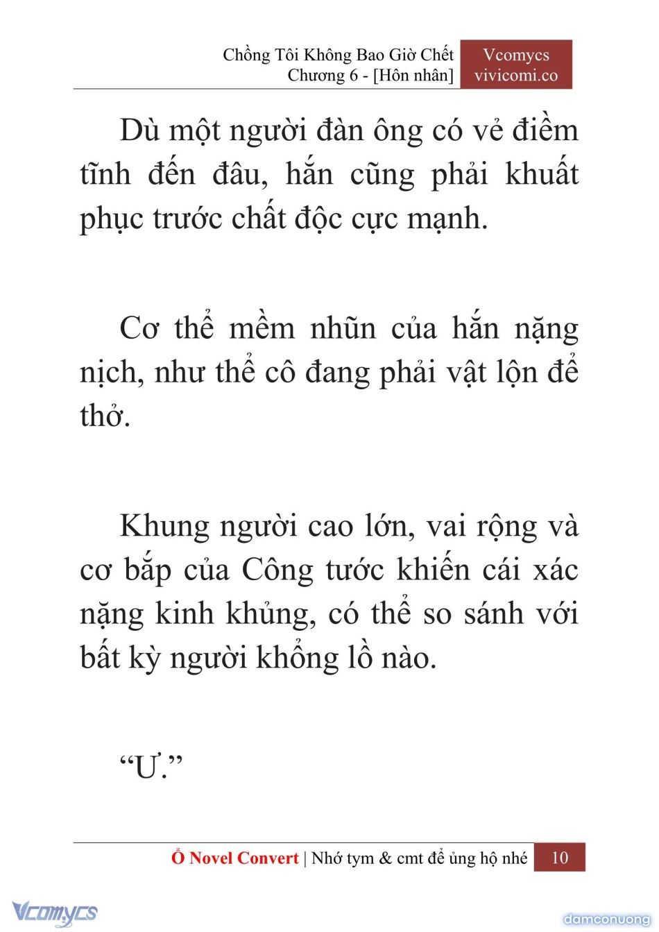 đọc truyện [novel] Chồng Tôi Không Bao Giờ Chết Chương 6 ảnh 13 tại Thiên Thai Truyện