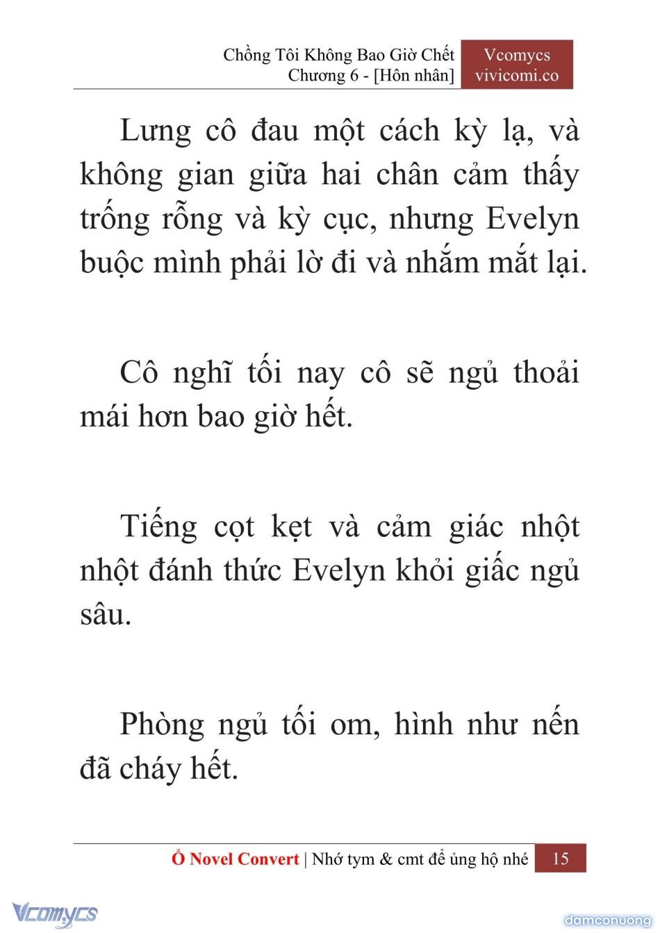 đọc truyện [novel] Chồng Tôi Không Bao Giờ Chết Chương 6 ảnh 18 tại Thiên Thai Truyện