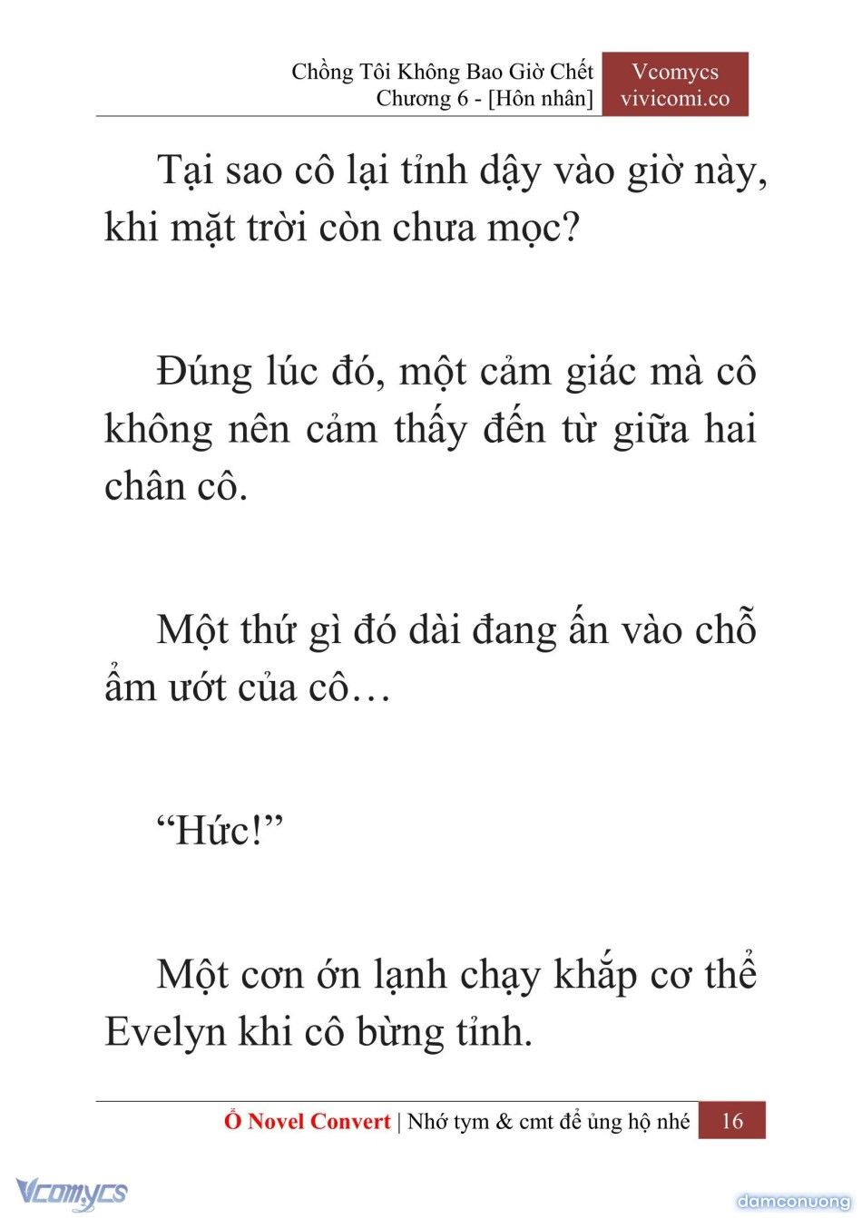 đọc truyện [novel] Chồng Tôi Không Bao Giờ Chết Chương 6 ảnh 19 tại Thiên Thai Truyện