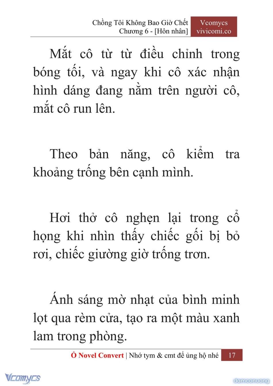 đọc truyện [novel] Chồng Tôi Không Bao Giờ Chết Chương 6 ảnh 20 tại Thiên Thai Truyện