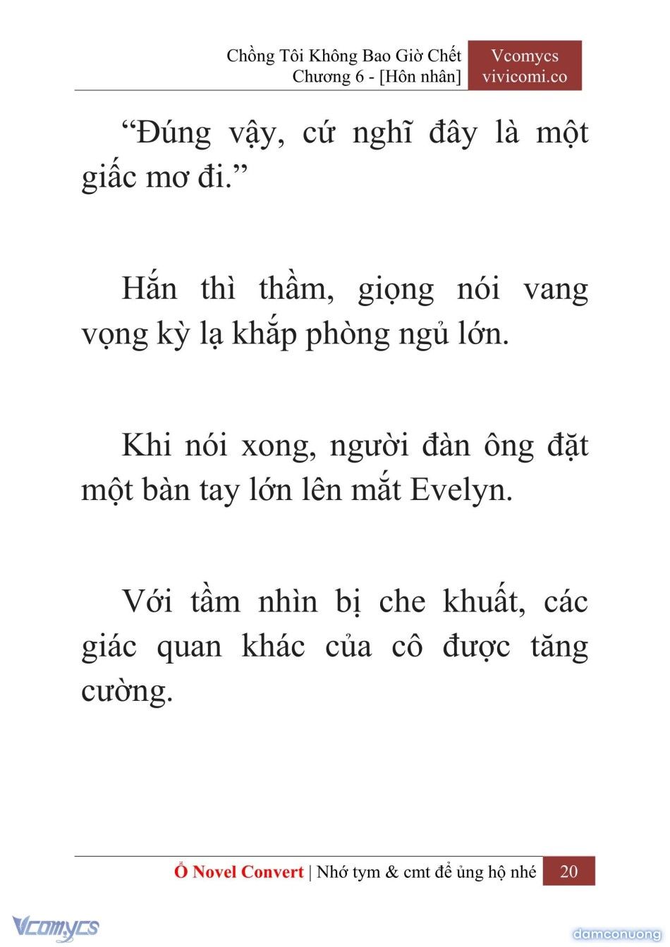 đọc truyện [novel] Chồng Tôi Không Bao Giờ Chết Chương 6 ảnh 23 tại Thiên Thai Truyện