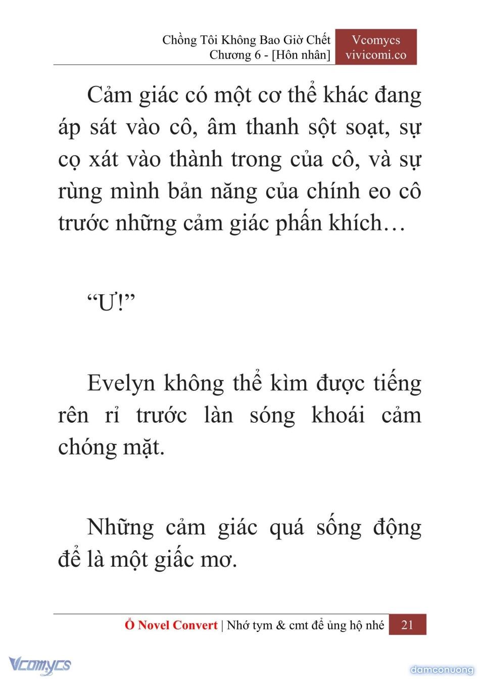 đọc truyện [novel] Chồng Tôi Không Bao Giờ Chết Chương 6 ảnh 24 tại Thiên Thai Truyện