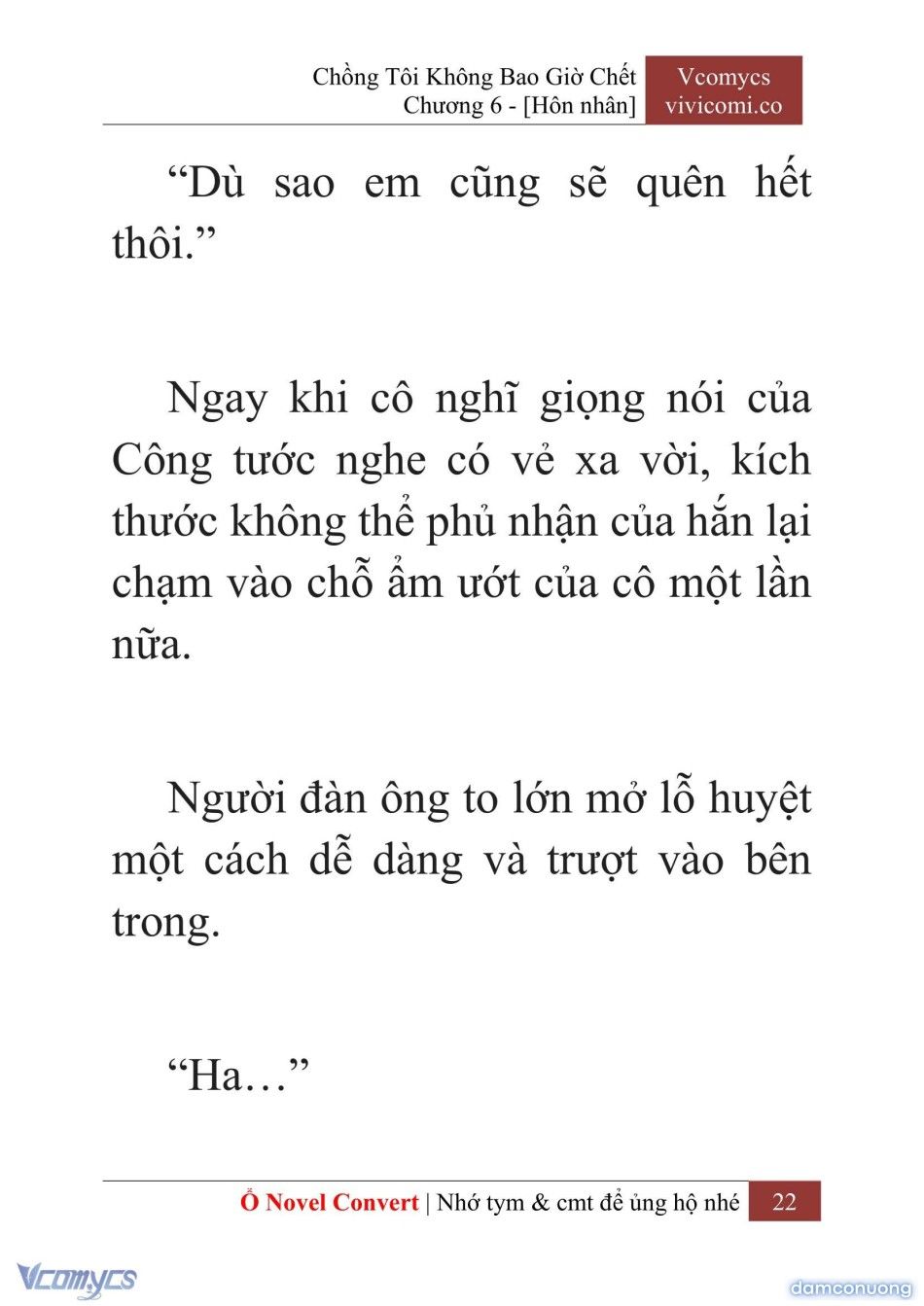 đọc truyện [novel] Chồng Tôi Không Bao Giờ Chết Chương 6 ảnh 25 tại Thiên Thai Truyện