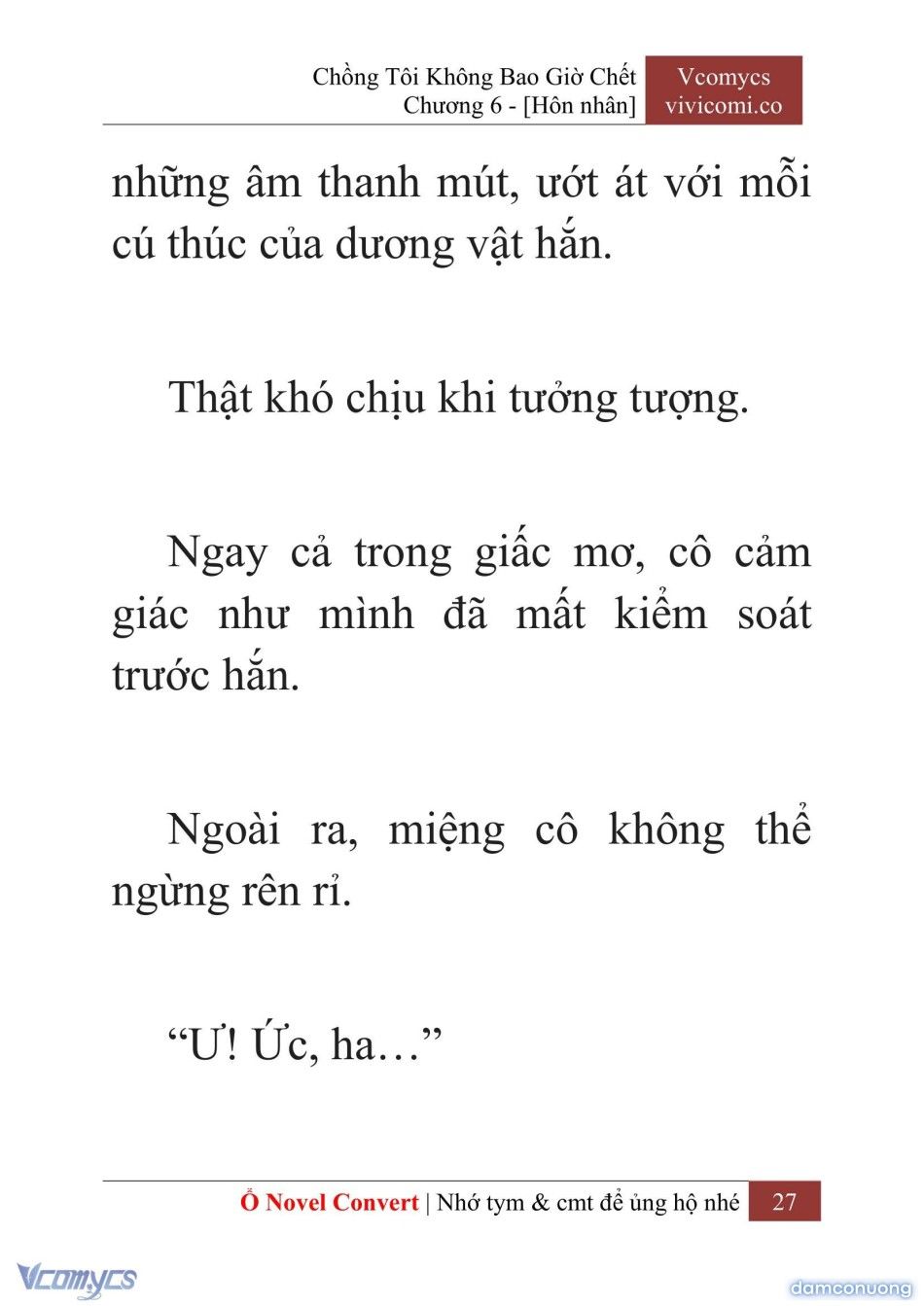 đọc truyện [novel] Chồng Tôi Không Bao Giờ Chết Chương 6 ảnh 30 tại Thiên Thai Truyện